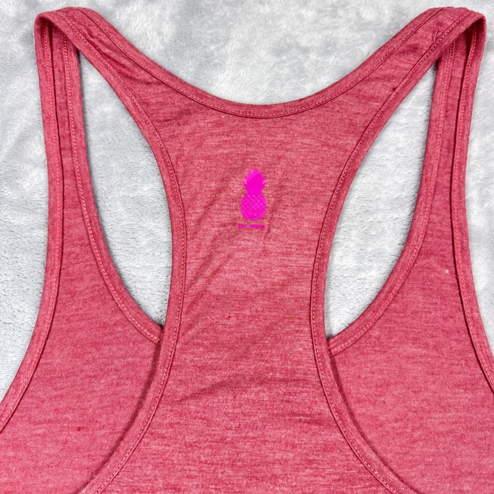 JJ MALIBU Racerback Stringer Tank Tops Mens XL Red Pink Muscle Gym Lot of 2 - Picture 12 of 13